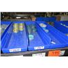 Image 8 : Shelf & Bins of Misc Size Gray Pipe, Compression Couplings, Bushings, Lock Nuts, etc (see video for 