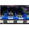 Image 17 : Shelf & Bins of Misc Size Conduit Straps, Compression Connectors, Couplings, Bushings, etc (see vide