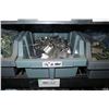 Image 21 : Shelf & Bins of Misc Size Conduit Straps, Compression Connectors, Couplings, Bushings, etc (see vide