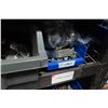Image 24 : Shelf & Bins of Misc Size Conduit Straps, Compression Connectors, Couplings, Bushings, etc (see vide