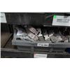 Image 28 : Shelf & Bins of Misc Size Conduit Straps, Compression Connectors, Couplings, Bushings, etc (see vide