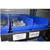 Image 6 : Shelf & Bins of Misc Size Conduit Straps, Compression Connectors, Couplings, Bushings, etc (see vide