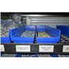 Image 9 : Shelf & Bins of Misc Size Conduit Straps, Compression Connectors, Couplings, Bushings, etc (see vide