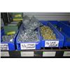 Image 10 : Shelf & Bins of Misc Size Conduit Straps, Compression Connectors, EMT Couplings,  etc (see video for