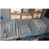 Image 14 : Shelf & Bins of Misc Size Conduit Straps, Compression Connectors, EMT Couplings,  etc (see video for