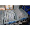 Image 15 : Shelf & Bins of Misc Size Conduit Straps, Compression Connectors, EMT Couplings,  etc (see video for