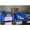 Image 4 : Shelf & Bins of Misc Size Conduit Straps, Compression Connectors, EMT Couplings,  etc (see video for