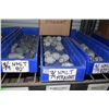 Image 7 : Shelf & Bins of Misc Size Conduit Straps, Compression Connectors, EMT Couplings,  etc (see video for