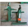 Image 1 : Qty 2 Greenlee 683 Screw-Type Reel Stand Capacity 2500 lbs.