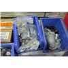 Image 11 : Multiple Bins Hangers, Copper Tubing, Fittings, Screws, etc & Loose Cable