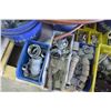 Image 7 : Multiple Bins Hangers, Copper Tubing, Fittings, Screws, etc & Loose Cable