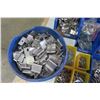 Image 9 : Multiple Bins Hangers, Copper Tubing, Fittings, Screws, etc & Loose Cable