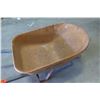 Image 2 : Metal 1 Tire Wheelbarrow w/ Rubber Handles