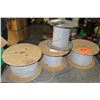 Image 1 : Qty 4 Spools 18AWG Gray Wire