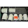 Image 1 : Qty 7 Spools #10 White Wire