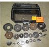 Image 1 : Qty 20+ Round Metal Tools in Plastic Case