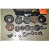 Image 2 : Qty 20+ Round Metal Tools in Plastic Case
