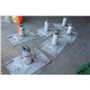 Image 6 : Qty 6 DBI Sala Metal Plate Anchors