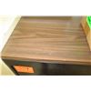 Image 2 : Black Metal 3 Drawer Lateral File Cabinet w/ Wood Top