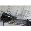 Image 3 : Black Wire Sheving Unit with Contents (Whole Puncher, Paper Holders, etc)