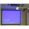 Image 1 : Epson EX31 Projector & ES Elite Screens Wall Mount Screen