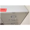 Image 2 : Beige Metal 2 Drawer File Cabinet