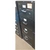 Image 1 : Black Metal 4-Drawer File Cabinet