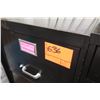 Image 2 : Black Metal 4-Drawer File Cabinet