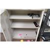 Image 3 : Metal 2 Door Cabinet w/ 3 Inside Shelves