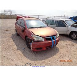 2003 - TOYOTA COROLLA