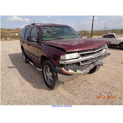 2000 - CHEVROLET TAHOE/RESTORED SALVAGE