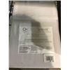 Image 2 : Olivia and Oliver Belgian Linen Window Rod Pocket Back Tab Panel (108")
