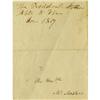 Image 2 : 1806 Partially Printed Th: Jefferson Invitation 
