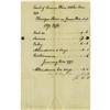 Image 1 : Two John Q. Adams Unsigned Manuscript Invoices 