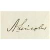 Image 2 : Abraham Lincoln Autograph Endorsement Signed 