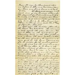 Abraham Lincoln Unsigned Autograph Document 