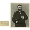 Image 2 : Ulysses S. Grant Autograph on Card 