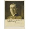 Image 1 : Woodrow Wilson Signed and Inscribed Photograph. 