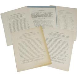 Ronald Reagan - William Holden Signed Contracts 