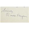 Image 2 : Ronald Reagan Autograph Letter Signed. 