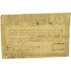 Image 2 : Paul Revere Certificate Partly Printed Signed 