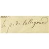 Image 2 : Maurice de Tallyrand Letter Signed 