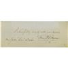 Image 1 : Samuel B. Morse Autograph One page, 7.5"x3", New 