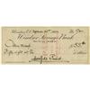 Image 1 : Maxfield Parrish Signed Personal Check. 