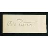 Image 2 : Cole Porter Autograph on a 4" x 1.5" Page 