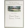 Image 2 : Ronald and Nancy Reagan Signed Book. 