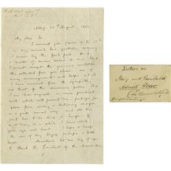 John Ruskin Autograph Letter Unsigned One page, 