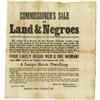 Image 1 : Large Land and Slave Broadside 