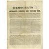 Image 1 : 1840 Anti-Martin Van Buren Political Broadside. 