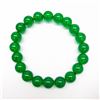 Image 3 : Asian Green Jade Beaded Bracelet